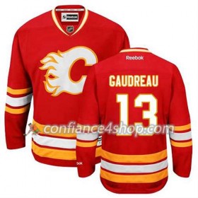 Reebok Maillot de Hockey Calgary Flames Johnny Gaudreau #13 Third rouge - Homme