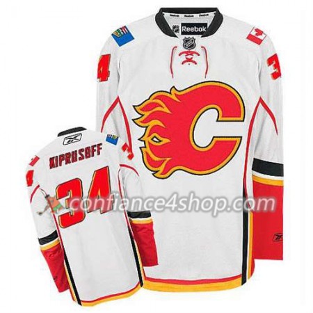 Reebok Maillot de Hockey Calgary Flames Miikka Kiprusoff #34 Extérieur rouge - Homme