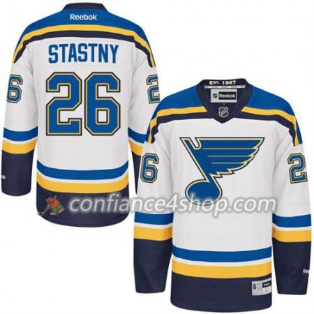 Reebok Maillot de Hockey St. Louis Blues Paul Stastny #26 Extérieur blanc - Homme