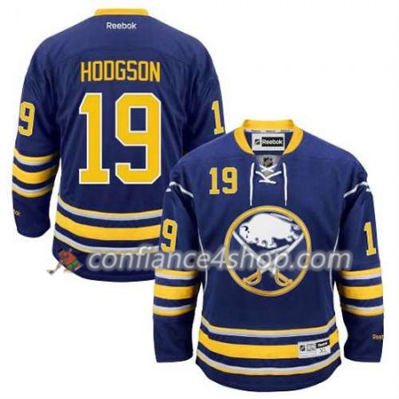 Reebok Maillot de Hockey Buffalo Sabres Cody Hodgson #19 Domicile Bleu marin - Homme