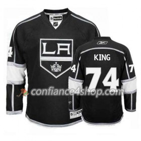 Reebok Maillot de Hockey Los Angeles Kings Dwight King #74 Domicile Noir - Homme