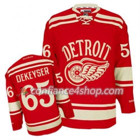 Reebok Maillot de Hockey Detroit Red Wings Danny DeKeyser #65 2014 Winter Classic blanc - Homme