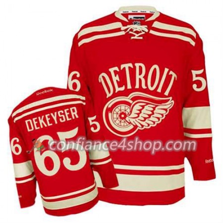 Reebok Maillot de Hockey Detroit Red Wings Danny DeKeyser #65 2014 Winter Classic blanc - Homme