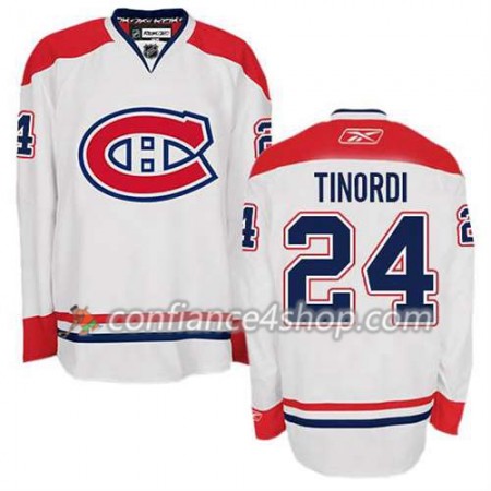 Reebok Maillot de Hockey Montreal Canadiens Jarred Tinordi #24 Extérieur blanc - Homme Reebok Maillot de Hockey Montreal Canadiens Jarred Tinordi #24 Extérieur blanc - Homme