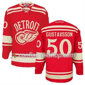 Reebok Maillot de Hockey Detroit Red Wings Jonas Gustavsson #50 2014 Winter Classic rouge - Homme