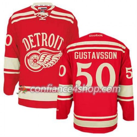 Reebok Maillot de Hockey Detroit Red Wings Jonas Gustavsson #50 2014 Winter Classic rouge - Homme