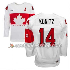 Maillot de Hockey Premier Olympic-Canada Team Chris Kunitz #14 Domicile blanc - Homme