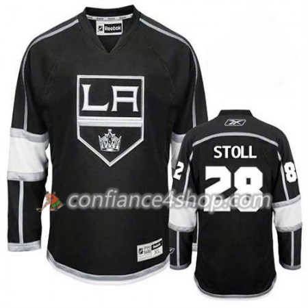 Reebok Maillot de Hockey Los Angeles Kings Jarret Stoll #28 Domicile Noir - Homme