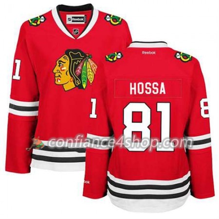 Reebok Maillot de Hockey Chicago Blackhawks Marian Hossa #81 Premier Domicile rouge - Femme