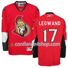 Reebok Maillot de Hockey Ottawa Senators David Legwand #17 Domicile rouge - Homme