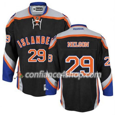 Reebok Maillot de Hockey New York Islanders Brock Nelson #29 Third Noir - Homme