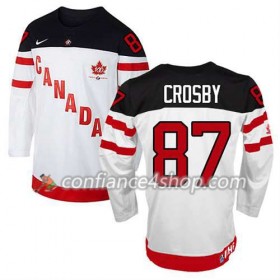 Maillot de Hockey Premier Olympic-Canada Team Sidney Crosby #87 100th Anniversary blanc - Homme