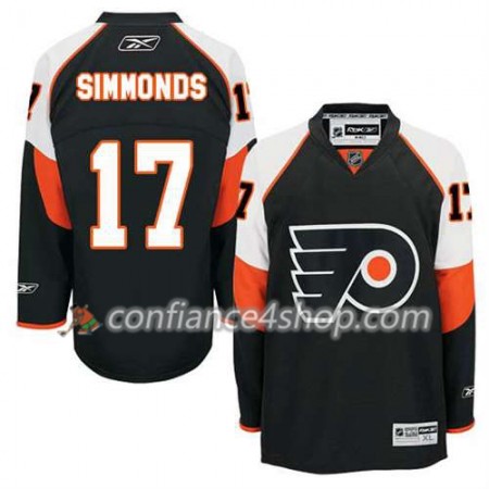 Reebok Maillot de Hockey Philadelphia Flyers Wayne Simmonds #17 Third Noir - Homme