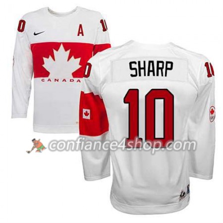Maillot de Hockey Premier Olympic-Canada Team Patrick Sharp #10 Domicile blanc - Homme