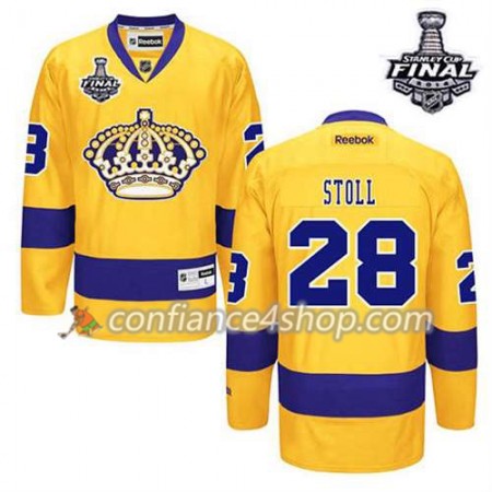 Maillot de Hockey Los Angeles Kings Jarret Stoll #28 Third Or 2014 Stanley Cup - Homme