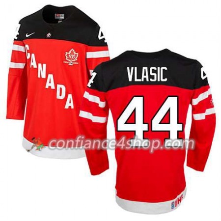 Maillot de Hockey Premier Olympic-Canada Team Marc-Edouard Vlasic #44 100th Anniversary rouge - Homme