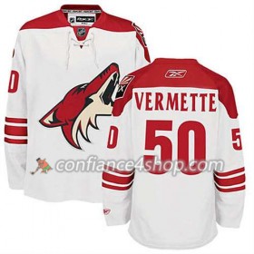 Reebok Maillot de Hockey Phoenix Coyotes Antoine Vermette 50 Blanc Extérieur - Homme