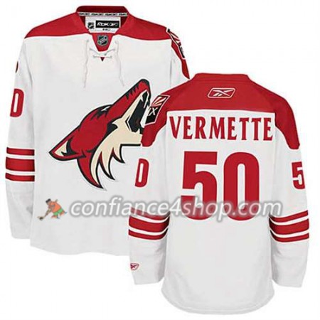 Reebok Maillot de Hockey Phoenix Coyotes Antoine Vermette 50 Blanc Extérieur - Homme