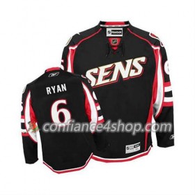 Reebok Maillot de Hockey Ottawa Senators Bobby Ryan #6 Third Noir - Homme