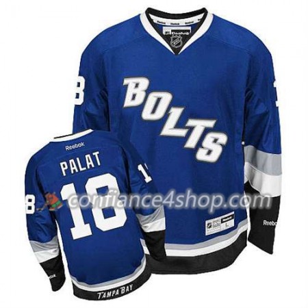 Reebok Maillot de Hockey Tampa Bay Lightning Ondrej Palat #18 Third Bleu - Homme