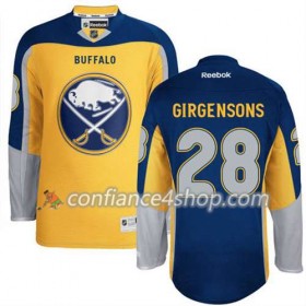 Reebok Maillot de Hockey Buffalo Sabres Zemgus Girgensons 28 Third Or - Homme