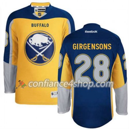 Reebok Maillot de Hockey Buffalo Sabres Zemgus Girgensons 28 Third Or - Homme