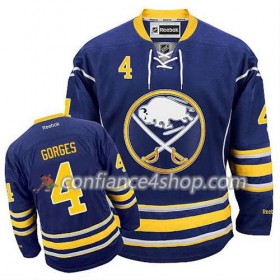 Reebok Maillot de Hockey Buffalo Sabres Josh Gorges #4 Domicile Or - Homme