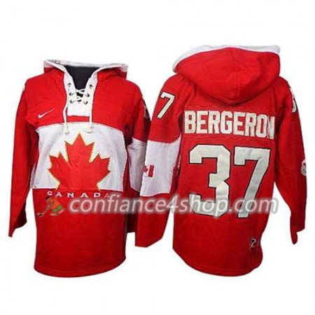 Maillot de Hockey Premier Olympic-Canada Team Patrice Bergeron #37 rouge - Homme