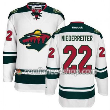 Reebok Maillot de Hockey Minnesota Wild Nino Niederreiter #22 Extérieur blanc - Homme Reebok Maillot de Hockey Minnesota Wild Nino Niederreiter #22 Extérieur blanc - Homme