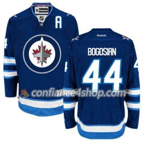 Reebok Maillot de Hockey Winnipeg Jets Zach Bogosian #44 Domicile Bleu marin - Homme