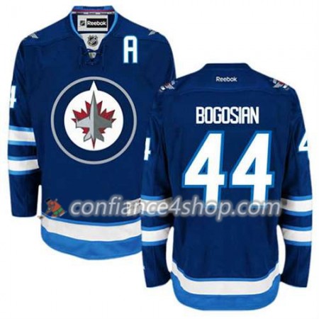 Reebok Maillot de Hockey Winnipeg Jets Zach Bogosian #44 Domicile Bleu marin - Homme