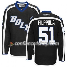 Reebok Maillot de Hockey Tampa Bay Lightning Valtteri Filppula #51 Third Noir - Homme