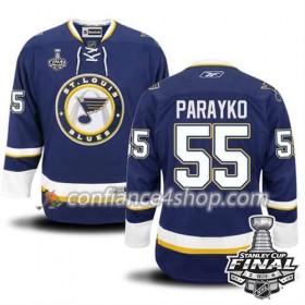 Reebok Maillot de Hockey St. Louis Blues Colton Parayko #55 Bleu marin Third 2016 Stanley Cup - Homme