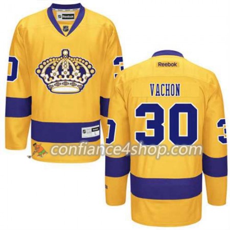 Reebok Maillot de Hockey Los Angeles Kings Rogie Vachon #30 Third Or - Homme