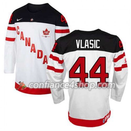 Maillot de Hockey Premier Olympic-Canada Team Marc-Edouard Vlasic #44 100th Anniversary blanc - Homme