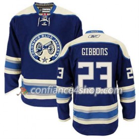 Reebok Maillot de Hockey Columbus Blue Jackets Brian Gibbons #23 Third Bleu marin - Homme