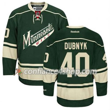 Reebok Maillot de Hockey Minnesota Wild Devan Dubnyk #40 Third vert - Homme Reebok Maillot de Hockey Minnesota Wild Devan Dubnyk #40 Third vert - Homme