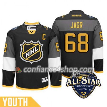 2016 All-Star Captain-Florida Panthers Jaromir Jagr #68 Noir - Enfant 2016 All-Star Captain-Florida Panthers Jaromir Jagr #68 Noir - Enfant