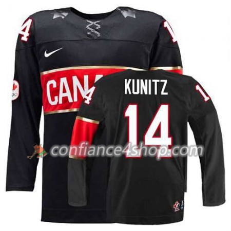 Maillot de Hockey Premier Olympic-Canada Team Chris Kunitz #14 Third Noir - Homme