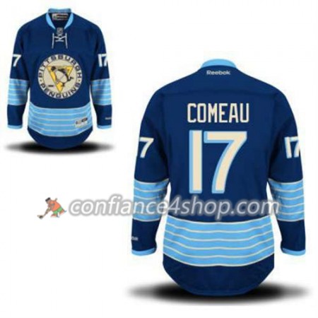 Reebok Maillot de Hockey Pittsburgh Penguins Blake Comeau 17 Bleu marin Third Vintage - Homme