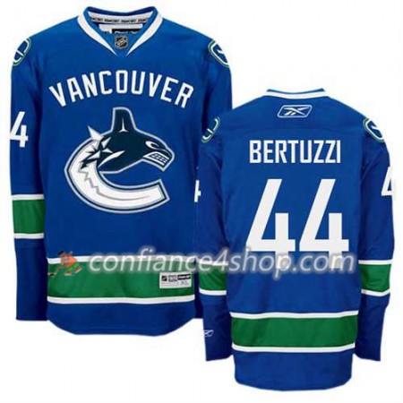 Reebok Maillot de Hockey Vancouver Canucks Todd Bertuzzi #44 Domicile Bleu marin - Homme