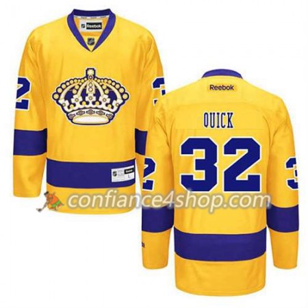 Reebok Maillot de Hockey Los Angeles Kings Jonathan Quick #32 Third Or - Homme