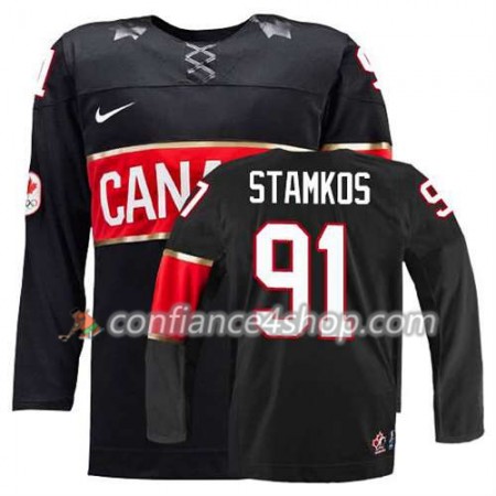 Maillot de Hockey Premier Olympic-Canada Team Steven Stamkos #91 Third Noir - Homme