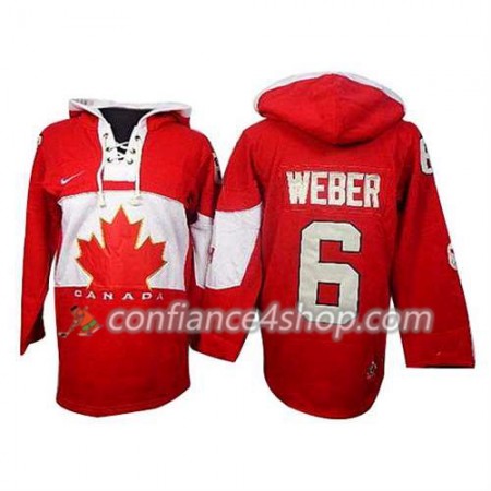 Maillot de Hockey Premier Olympic-Canada Team Shea Weber #6 rouge - Homme