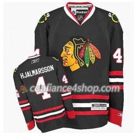 Maillot de Hockey Chicago Blackhawks Niklas Hjalmarsson #4 Premier Third Noir - Enfant