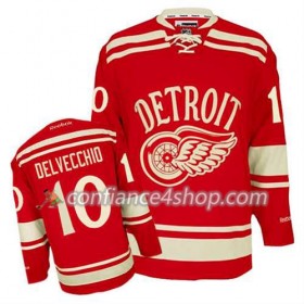 Reebok Maillot de Hockey Detroit Red Wings Alex Delvecchio #10 2014 Winter Classic rouge - Homme