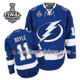 Maillot de Hockey Tampa Bay Lightning Brian Boyle #11 Domicile Bleu royal 2015 Stanley Cup - Homme