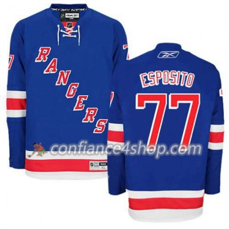 Reebok Maillot de Hockey New York Rangers Phil Esposito #77 Domicile Bleu royal - Homme Reebok Maillot de Hockey New York Rangers Phil Esposito #77 Domicile Bleu royal - Homme