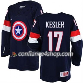 Maillot de Hockey Premier Olympic-USA Team Ryan Kesler #17 Navy - Homme