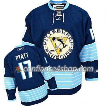 Reebok Maillot de Hockey Pittsburgh Penguins Taylor Pyatt 17 Bleu marin Third Vintage - Homme